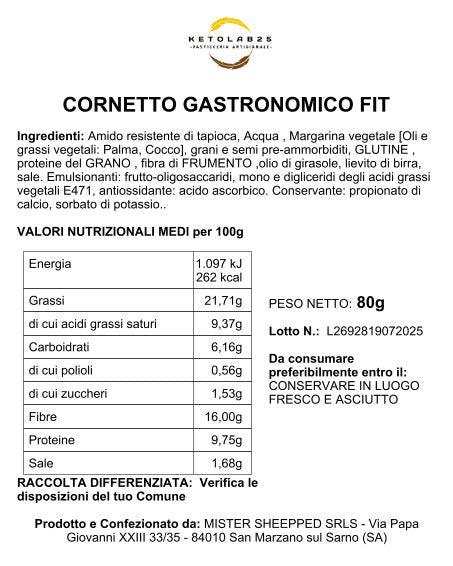 𝐂𝐨𝐫𝐧𝐞𝐭𝐭𝐨 𝐅𝐢𝐭 𝐆𝐚𝐬𝐭𝐫𝐨𝐧𝐨𝐦𝐢𝐜𝐨 - 𝟖𝟎𝐠𝐫