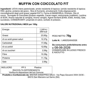 Muffin Gocce di cioccolato - Keto
