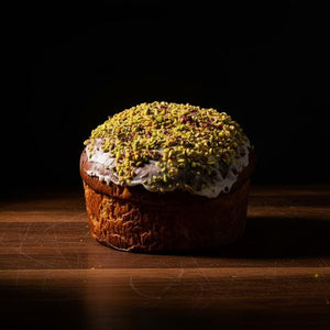 Panettone Artigianale Cioccolato bianco e pistacchio Ketogenico